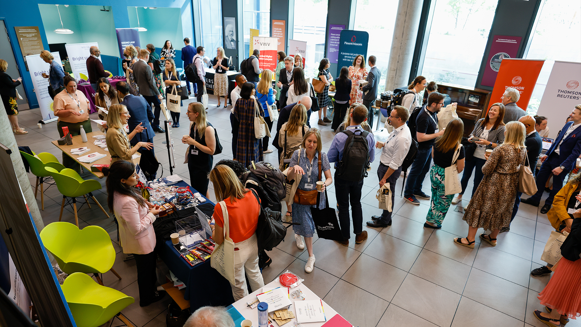 Conference Delegates Mixing